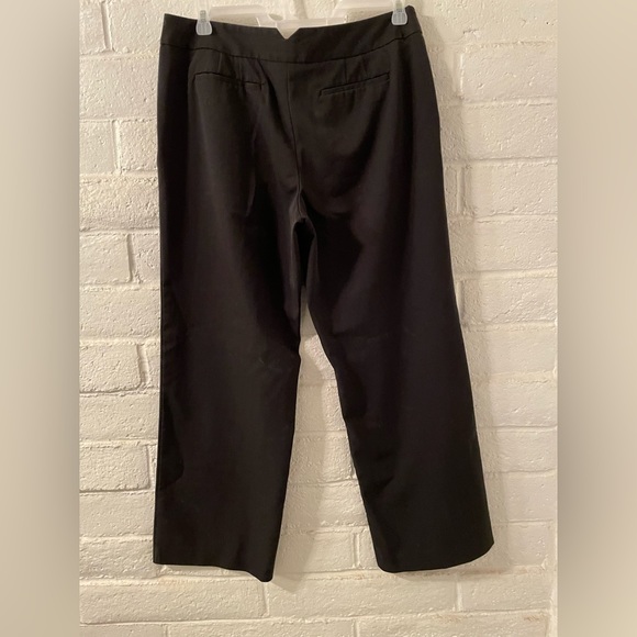 George trousers, black pin striped, mid rise, relaxed fit, sz 14 ave - Picture 2 of 6